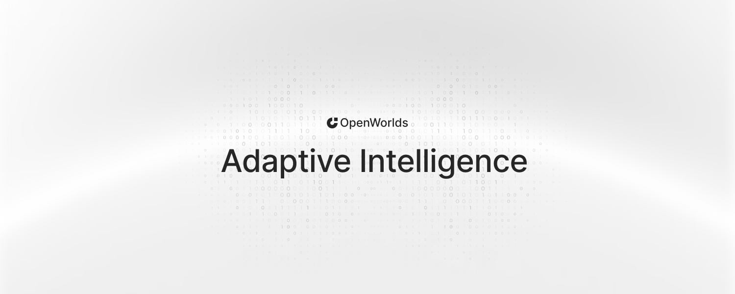 OpenWorlds Adaptive Intelligence graphic